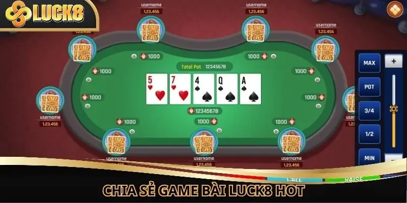  Chia sẻ về game bài LUCK8 hot, đứng đầu lượt truy cập